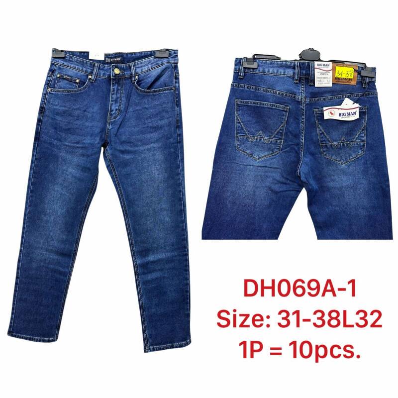 Spodnie jeansy meskie Roz 31-38, Mix Kolor .Paczka 10 szt